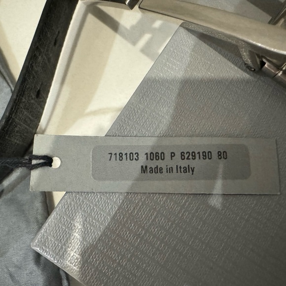 Balenciaga
Authentic BB Signature coated and leather reversible belt - Picture 5 of 7